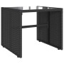 Juego de sofás jardín 4 pzas con cojines ratán sintético negro by , Garden sets - Ref: Foro24-4003878, Price: 277,16 €, Disco...