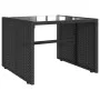 Juego de sofás jardín 4 pzas con cojines ratán sintético negro by , Garden sets - Ref: Foro24-4003878, Price: 277,56 €, Disco...