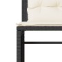 Juego de sofás jardín 4 pzas con cojines ratán sintético negro by , Garden sets - Ref: Foro24-4003878, Price: 277,16 €, Disco...