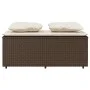 Garten-Essgruppe 3-teilig und Kissen aus braunem Kunst-Rattan. von , Gartensets - Ref: Foro24-4003903, Preis: 246,31 €, Rabat...