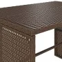 Set comedor de jardín 3 piezas y cojines ratán sintético marrón de , Conjuntos de jardín - Ref: Foro24-4003903, Precio: 246,3...