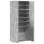 Mueble zapatero contrachapada gris hormigón 80x39x178 cm by , Shoe racks and shoe organizers - Ref: Foro24-3276675, Price: 18...