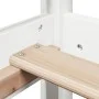 Bett- und Bankset mit weißem Kiefernholzdach 100x200 cm. von , Betten und Lattenroste - Ref: Foro24-3282172, Preis: 333,83 €,...