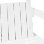 Bett- und Bankset mit weißem Kiefernholzdach 100x200 cm. von , Betten und Lattenroste - Ref: Foro24-3282172, Preis: 333,83 €,...