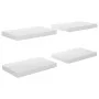 Floating wall shelf 4 pcs glossy white MDF 40x23x3.8 cm by vidaXL, Shelves and shelves - Ref: Foro24-323744, Price: 43,41 €, ...