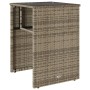 Sillas y mesita de jardín con cojines 3 piezas ratán PE gris von , Gartensets - Ref: Foro24-4003871, Preis: 195,64 €, Rabatt: %
