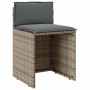 Sillas y mesita de jardín con cojines 3 piezas ratán PE gris von , Gartensets - Ref: Foro24-4003871, Preis: 195,64 €, Rabatt: %