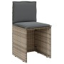 Sillas y mesita de jardín con cojines 3 piezas ratán PE gris von , Gartensets - Ref: Foro24-4003871, Preis: 195,64 €, Rabatt: %