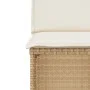 Sillas y mesita de jardín 3 piezas ratán sintético cojín beige de , Conjuntos de jardín - Ref: Foro24-4003873, Precio: 195,75...
