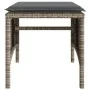 Sofá de jardín 2 plazas con mesa y taburetes ratán PE gris by , Outdoor sofas - Ref: Foro24-4003892, Price: 190,56 €, Discoun...