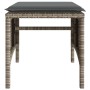 Sofá de jardín 2 plazas con mesa y taburetes ratán PE gris by , Outdoor sofas - Ref: Foro24-4003892, Price: 180,29 €, Discoun...