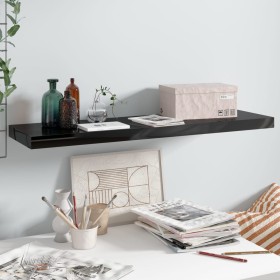 Estante flotante de pared MDF gris brillo 90x23,5x3,8 cm de vidaXL, Estantes y estanterías - Ref: Foro24-323775, Precio: 31,3...