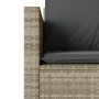 Gartenmöbel-Set 3-teilig aus synthetischem Rattan mit grauen Kissen von , Gartensets - Ref: Foro24-4003901, Preis: 238,76 €, ...