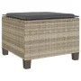 Gartenmöbel-Set 3-teilig aus synthetischem Rattan mit grauen Kissen von , Gartensets - Ref: Foro24-4003901, Preis: 239,05 €, ...