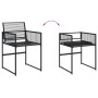 Juego de comedor de jardín 9 piezas ratán sintético negro by , Garden sets - Ref: Foro24-3295050, Price: 588,64 €, Discount: %
