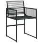 9-teiliges Gartensitzgruppen-Set aus schwarzem Kunststoff-Rattan von , Gartensets - Ref: Foro24-3295050, Preis: 655,60 €, Rab...