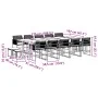 Set comedor de jardín con cojines 15 pzas ratán sintético negro by , Garden sets - Ref: Foro24-3295031, Price: 1,00 €, Discou...