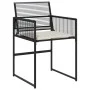 Garten-Essgruppe 9-teilig mit schwarzen Polstern aus synthetischem Rattan von , Gartensets - Ref: Foro24-3295025, Preis: 868,...