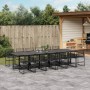 Set de comedor de jardín 13 pzas ratán sintético negro by , Garden sets - Ref: Foro24-3295052, Price: 908,98 €, Discount: %