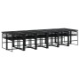 Set de comedor de jardín 13 pzas ratán sintético negro by , Garden sets - Ref: Foro24-3295052, Price: 908,98 €, Discount: %