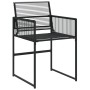 Set de comedor de jardín 13 pzas ratán sintético negro by , Garden sets - Ref: Foro24-3295052, Price: 908,98 €, Discount: %