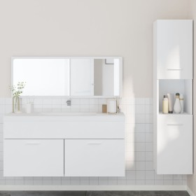 Juego de muebles de baño 3 pzas madera contrachapada blanco de , Muebles de baño - Ref: Foro24-3308526, Precio: 128,49 €, Des...