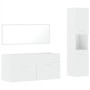 Juego de muebles de baño 3 pzas madera contrachapada blanco by , Bathroom furniture - Ref: Foro24-3308526, Price: 128,78 €, D...