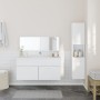 Juego de muebles de baño 3 pzas madera contrachapada blanco by , Bathroom furniture - Ref: Foro24-3308526, Price: 128,78 €, D...