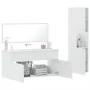 3-teiliges Badezimmermöbelset aus weißem Sperrholz von , Badezimmermöbel - Ref: Foro24-3308526, Preis: 126,40 €, Rabatt: %