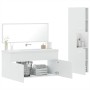 Juego de muebles de baño 3 pzas madera contrachapada blanco by , Bathroom furniture - Ref: Foro24-3308526, Price: 128,78 €, D...