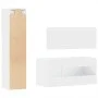 3-teiliges Badezimmermöbelset aus weißem Sperrholz von , Badezimmermöbel - Ref: Foro24-3308526, Preis: 126,40 €, Rabatt: %