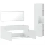 3-teiliges Badezimmermöbelset aus weißem Sperrholz von , Badezimmermöbel - Ref: Foro24-3308526, Preis: 126,40 €, Rabatt: %