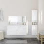 Badezimmermöbel-Set, 3-teilig, aus weißem glänzendem Sperrholz. von , Badezimmermöbel - Ref: Foro24-3308530, Preis: 145,10 €,...