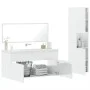Badezimmermöbel-Set, 3-teilig, aus weißem glänzendem Sperrholz. von , Badezimmermöbel - Ref: Foro24-3308530, Preis: 140,60 €,...