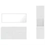 Set muebles de baño 3 piezas madera contrachapada blanco brillo by , Bathroom furniture - Ref: Foro24-3308530, Price: 145,10 ...