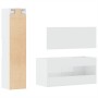 Badezimmermöbel-Set, 3-teilig, aus weißem glänzendem Sperrholz. von , Badezimmermöbel - Ref: Foro24-3308530, Preis: 145,10 €,...