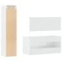 Set muebles de baño 3 piezas madera contrachapada blanco brillo by , Bathroom furniture - Ref: Foro24-3308530, Price: 145,10 ...