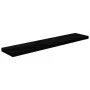 Floating wall shelves 4 pcs glossy black MDF 120x23.5x3.8 cm by vidaXL, Shelves and shelves - Ref: Foro24-323780, Price: 91,7...
