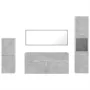 Badezimmermöbel-Set 4-teilig aus grauem Beton-Sperrholz von , Badezimmermöbel - Ref: Foro24-3308524, Preis: 178,14 €, Rabatt: %