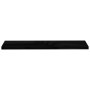 Floating wall shelves 4 pcs glossy black MDF 120x23.5x3.8 cm by vidaXL, Shelves and shelves - Ref: Foro24-323780, Price: 93,2...