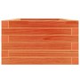 Jardinera de madera maciza de pino marrón cera 40x40x23 cm by , Pots and planters - Ref: Foro24-847180, Price: 54,63 €, Disco...