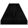 Floating wall shelves 4 pcs glossy black MDF 120x23.5x3.8 cm by vidaXL, Shelves and shelves - Ref: Foro24-323780, Price: 91,7...