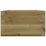 Jardinera de madera de pino impregnada 40x40x23 cm by , Pots and planters - Ref: Foro24-847182, Price: 50,49 €, Discount: %