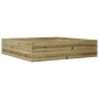 Jardinera madera de pino impregnada 100x100x23 cm by , Pots and planters - Ref: Foro24-847212, Price: 105,45 €, Discount: %