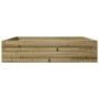 Eingelassener Kiefernholz-Pflanzkasten 100x100x23 cm von , Töpfe und Pflanzgefäße - Ref: Foro24-847212, Preis: 105,45 €, Raba...