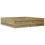 Eingelassener Kiefernholz-Pflanzkasten 100x100x23 cm von , Töpfe und Pflanzgefäße - Ref: Foro24-847212, Preis: 105,45 €, Raba...