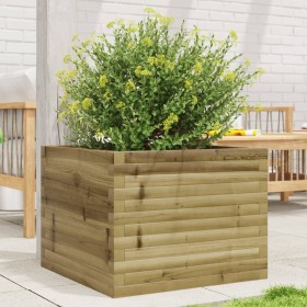 Jardinera de madera de pino impregnada 60x60x45,5 cm de , Maceteros y jardineras - Ref: Foro24-847252, Precio: 100,45 €, Desc...