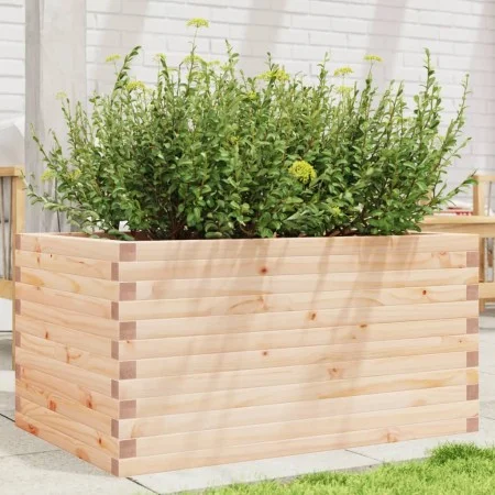 Massive Holzblumenkasten aus Kiefer 90x60x45,5 cm von , Töpfe und Pflanzgefäße - Ref: Foro24-847278, Preis: 114,95 €, Rabatt: %