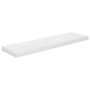 Floating wall shelf glossy white MDF 90x23.5x3.8 cm by vidaXL, Shelves and shelves - Ref: Foro24-323754, Price: 27,79 €, Disc...