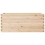 Jardinera de madera maciza de pino 110x40x45,5 cm by , Pots and planters - Ref: Foro24-847273, Price: 115,28 €, Discount: %